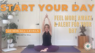 Start your Day Right - AWAKE + ALERT Yoga Flow with Greta Hill screenshot 3