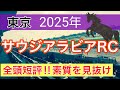 【サウジアラビアロイヤルカップ2025】蓮の競馬予想(全頭短評)