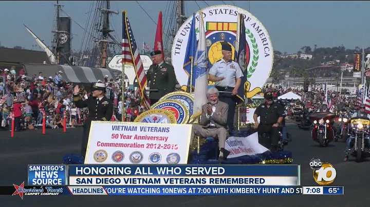 San Diego Veterans Day Parade honors those who fought in Vietnam