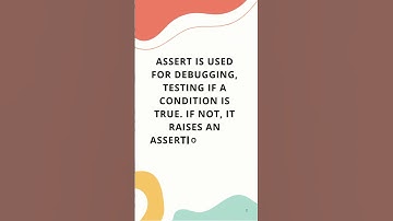 Python assert Statement Explained! #python #english #pythondatastructures