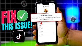 How to Fix “Account Warning” in TikTok on iPhone | Remove Account Warning on TikTok iOS