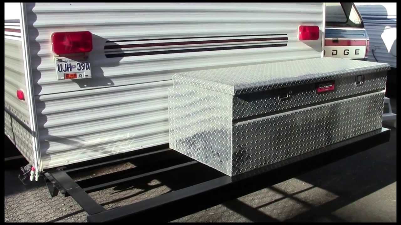 Rv Bumper Storage Box Youtube