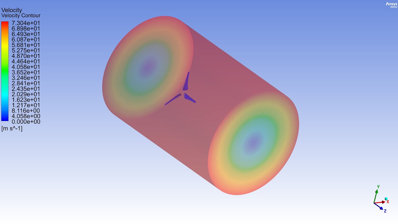 Wind Turbine Blade Analysis for Wind Power | ANSYS Fluent - YouTube
