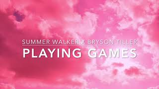 Summer Walker x Bryson Tiller - Playing Games (s l o w e d + r e v e r b)