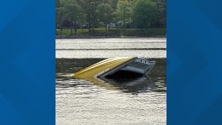 Boat recovered from middle of lake after it was stolen in North Muskegon: 'A total waste'