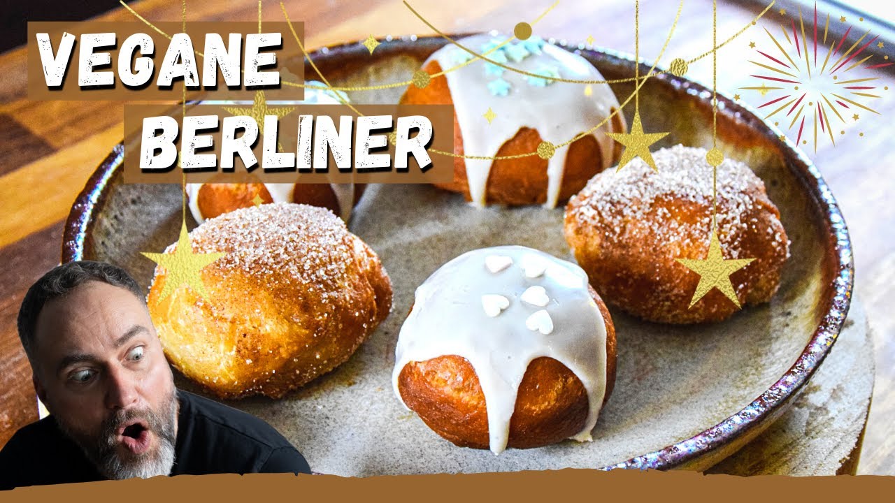 Vegane Berliner/ Pfannkuchen/ Krapfen. Fluffig, oberlecker und die Kindheitserinnerung schlecht hin