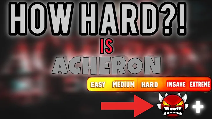 [4K] Acheron, But With A Difficulty Meter... 