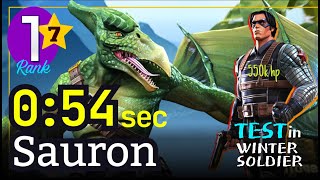 7* Rank-1 Sauron 54 sec No Boost | Test in ROL #mcoc