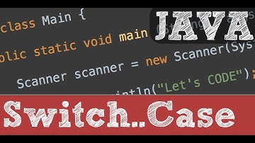 Switch/Case statements in Java - Programming Tutorial