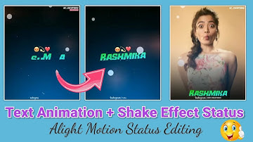 Trending beat sync shake effect status editing in alight motion🔥👌
