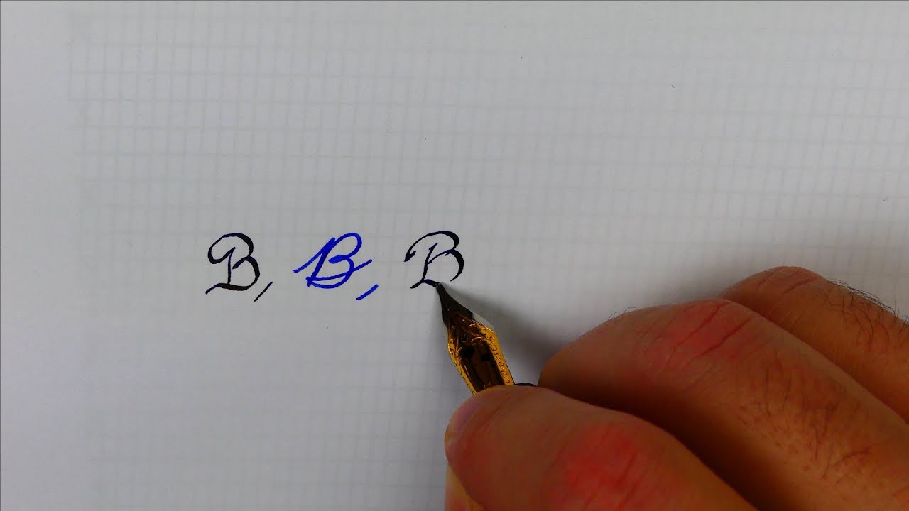 How to write the Capital “B” in six different scripts - YouTube