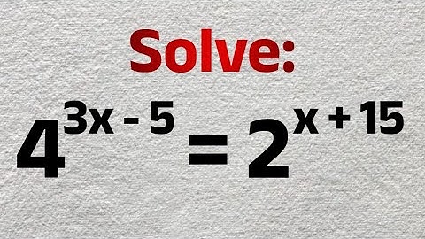 Mastering Algebra: Can You Solve This Exponential Equation? - SAT, ACT, GCSE Maths