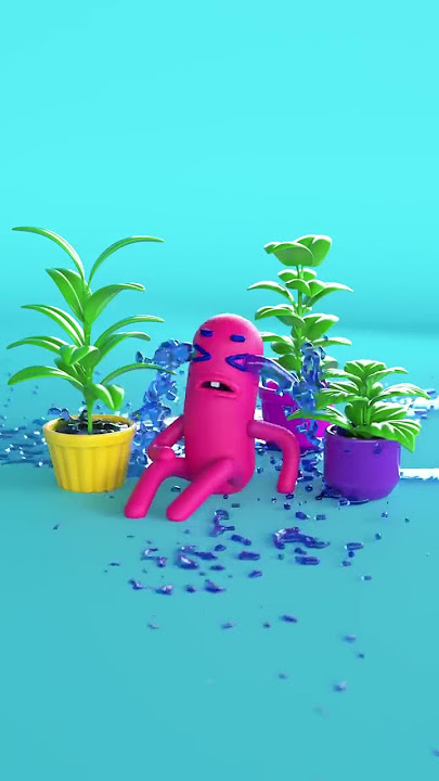 how I water my plants 🥲🪴 #Shorts