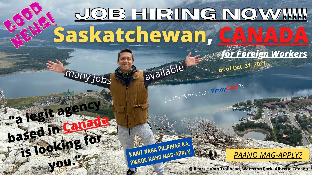 🇨🇦Job Hiring in CANADA Agency2 Saskatchewan, CanadaFor Filipino