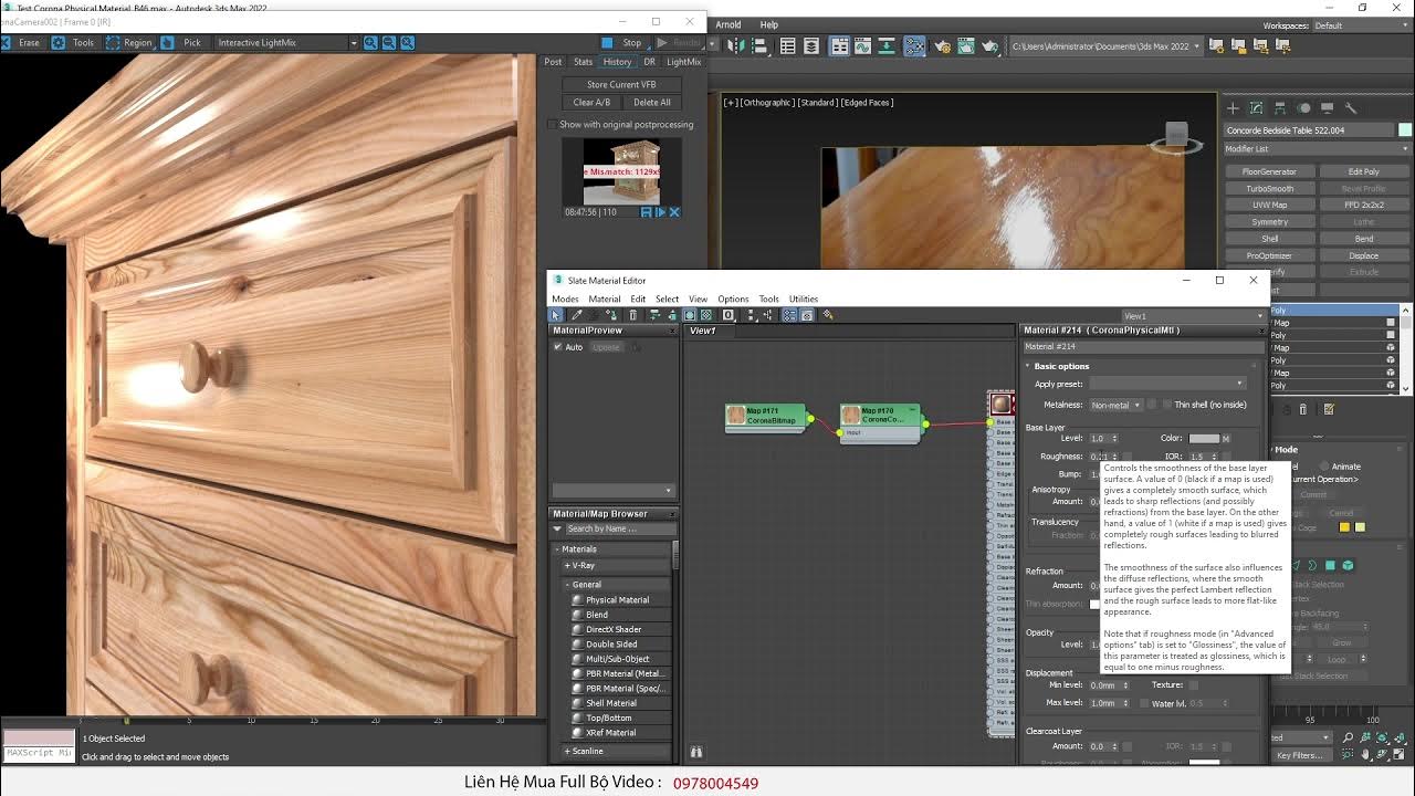 Corona Physical Mtl Clear Coat Layer Channel B47 YouTube