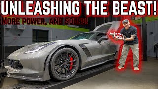 LEVEL UP your C7 Corvette Z06 with the AWE Exhaust! Review and INSTALL!