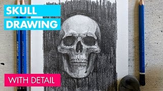 Tutorial: Skull Drawing with detail