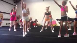 CMS 7th grade cheer routine at Tremble