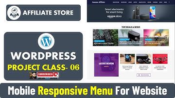 Affiliate Marketing Website Class 06 - Create Footer for Mobile Devices - Oceanwp Theme Footer Menu