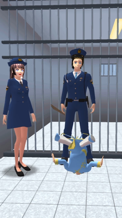 tarian bayi yuta di depan polisi😂#sakuraschoolsimulator #sakura #shorts #youtubeshorts #funny #viral