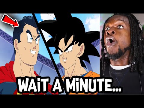 Goku vs Superman RAP BATTLE! (REACTION)