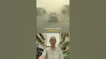 Did you know that for INTERSTELLAR...