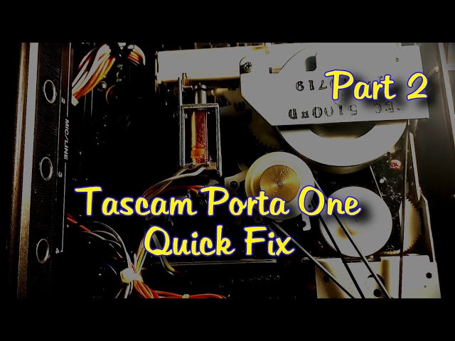 Tascam (Teac) Porta One Quick Fix - YouTube