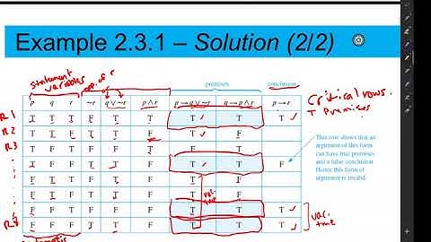 Math 160 Discrete Math - Section 2.3: Valid Arguments