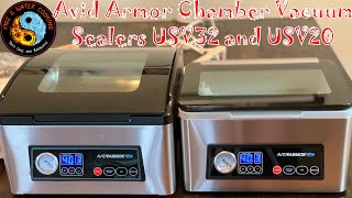 Avid Armor Chamber Vacuum Sealers USV20 and USV32 Review & Comparison