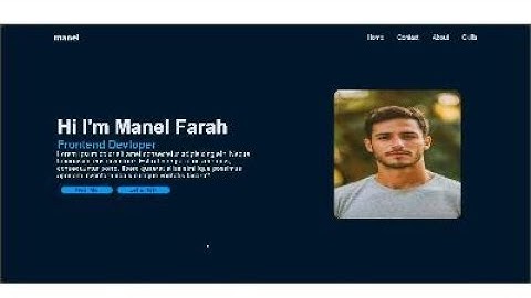 💻 Build a Personal Portfolio Website with Only HTML & CSS!