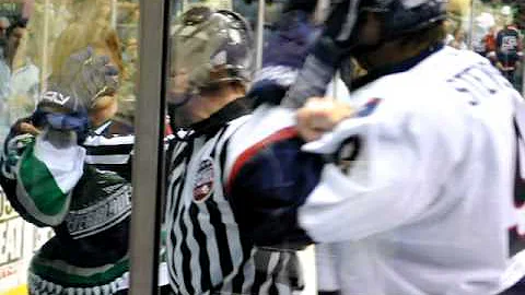 Everblades/Sting...  Scuffle