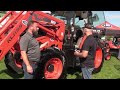 Scott learns about the NEW Kioti tractors at Canada's Outdoor Farm Show