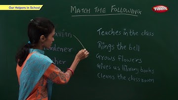 Our Helpers in School : Activity | Science Basics For Kids | Science For Class 1