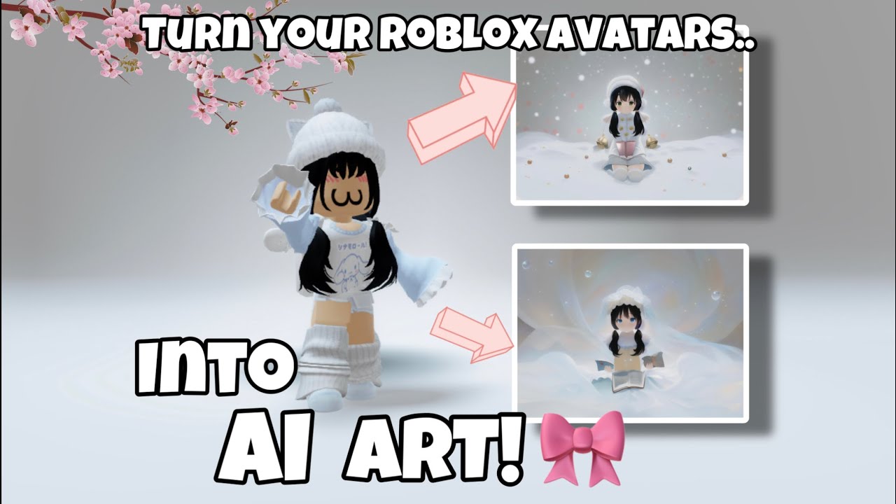 HOW TO TURN YOUR ROBLOX AVATARS INTO AI ART! (Super easy ...