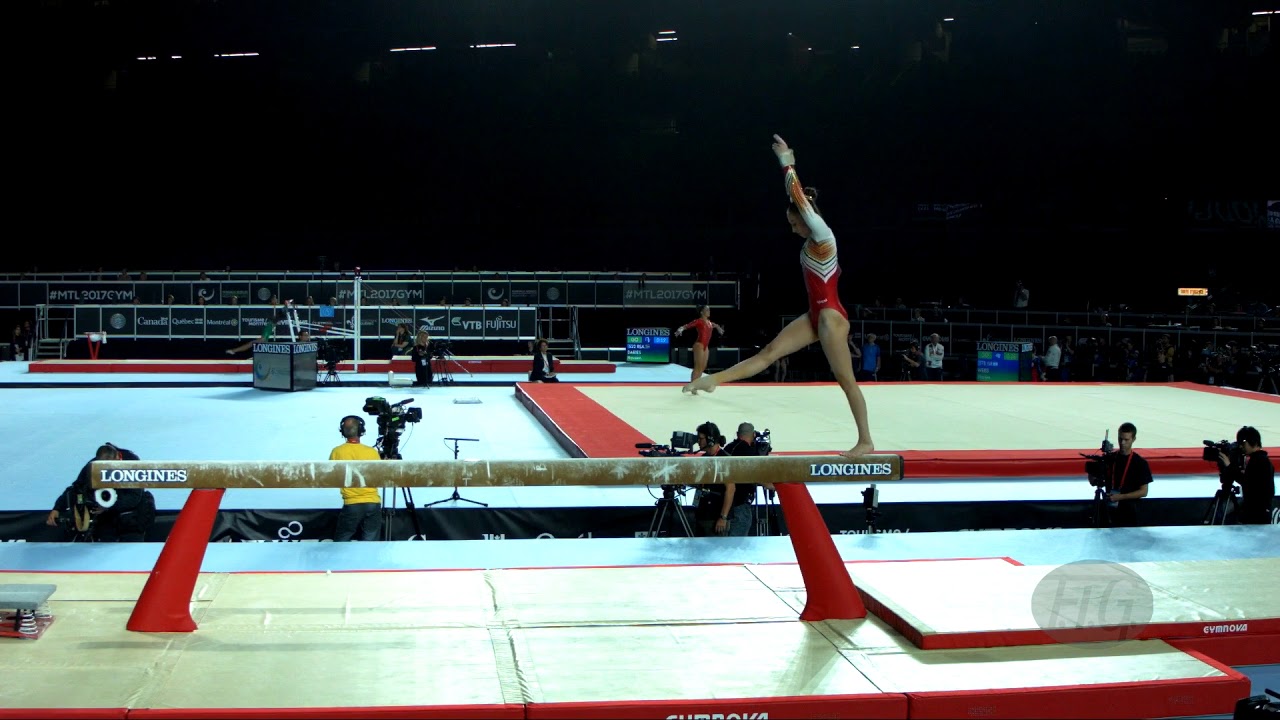 DERWAEL Nina (BEL) - 2017 Artistic Worlds, Montréal (CAN) - Qualifications Balance Beam