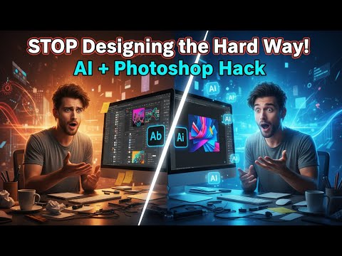 Stop Designing the Hard Way! Use This AI + Photoshop Hack