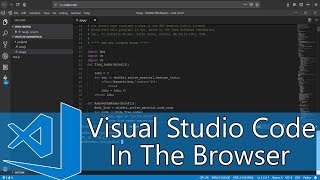 visual studio code in the browser?  sure... why not!