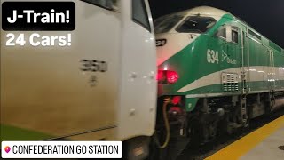 GO Transit J-Train Rescue GO 1988 - 613 With 350 And 634 With 304 At Confederation