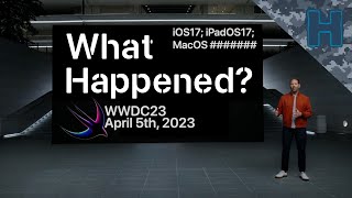What Happened at WWDC23 - VR HEADSET! MacOS14; iOS17; iPadOS17 #wwdc23 #apple #vrheadset #mac #tech