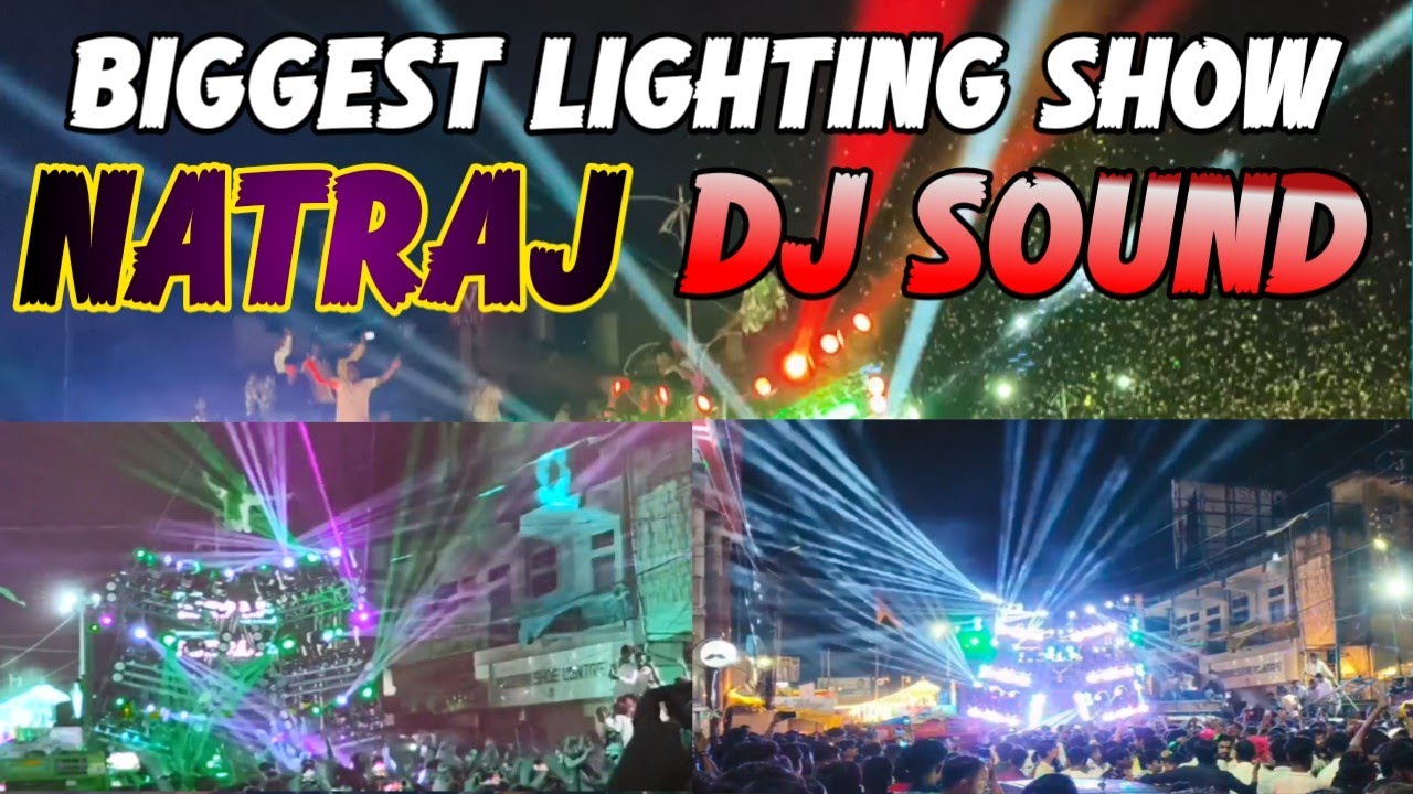 Natraj Dj Sound Light Show And Hard Bas | Natraj Dj Shivpuri 