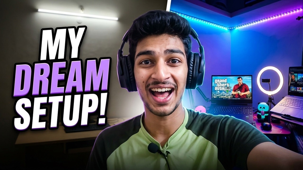 Finally I Build My Dream GAMING ROOM | 🔥😭 - YouTube