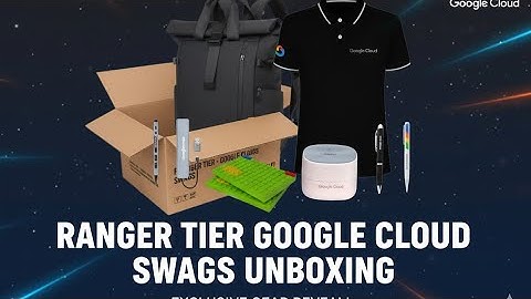 GOOGLE CLOUD ARCADE RANGER TIER google cloud arcade swags unboxing #googleswags