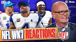 NFL Week 7 REACTIONS: SVP breaks down who’s BEST in the AFC & NFC 👀 | SVPod