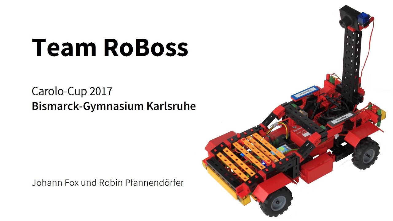 Autonomes Fahren: Carolo-Cup 2017: Wertungslauf autonomes fischertechnik Auto 06.02.2017
