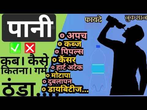 पानी पीने का सही तरीका 💦। Benefits of drinking water in Hindi। Fit kaya