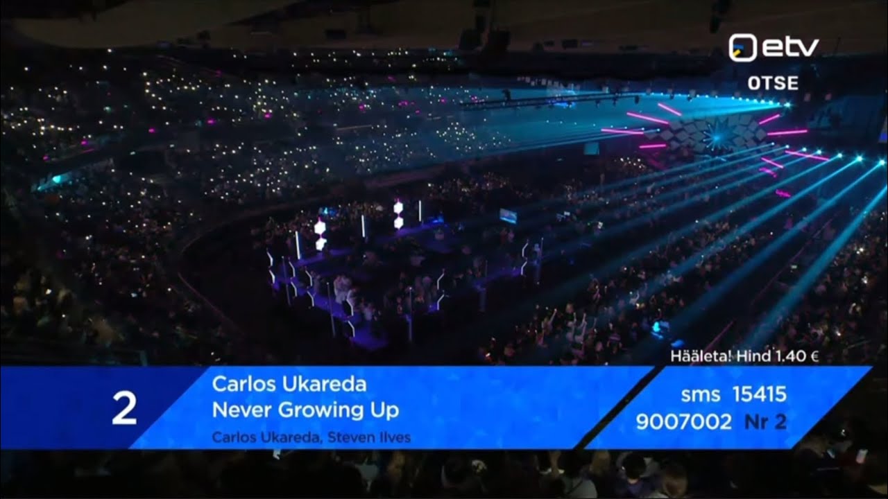 Carlos Ukareda - Never Growing Up || EESTI LAUL || GRAND FINAL