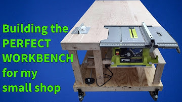 Building a mobile Workbench with integrated table saw & router table on a BUDGET