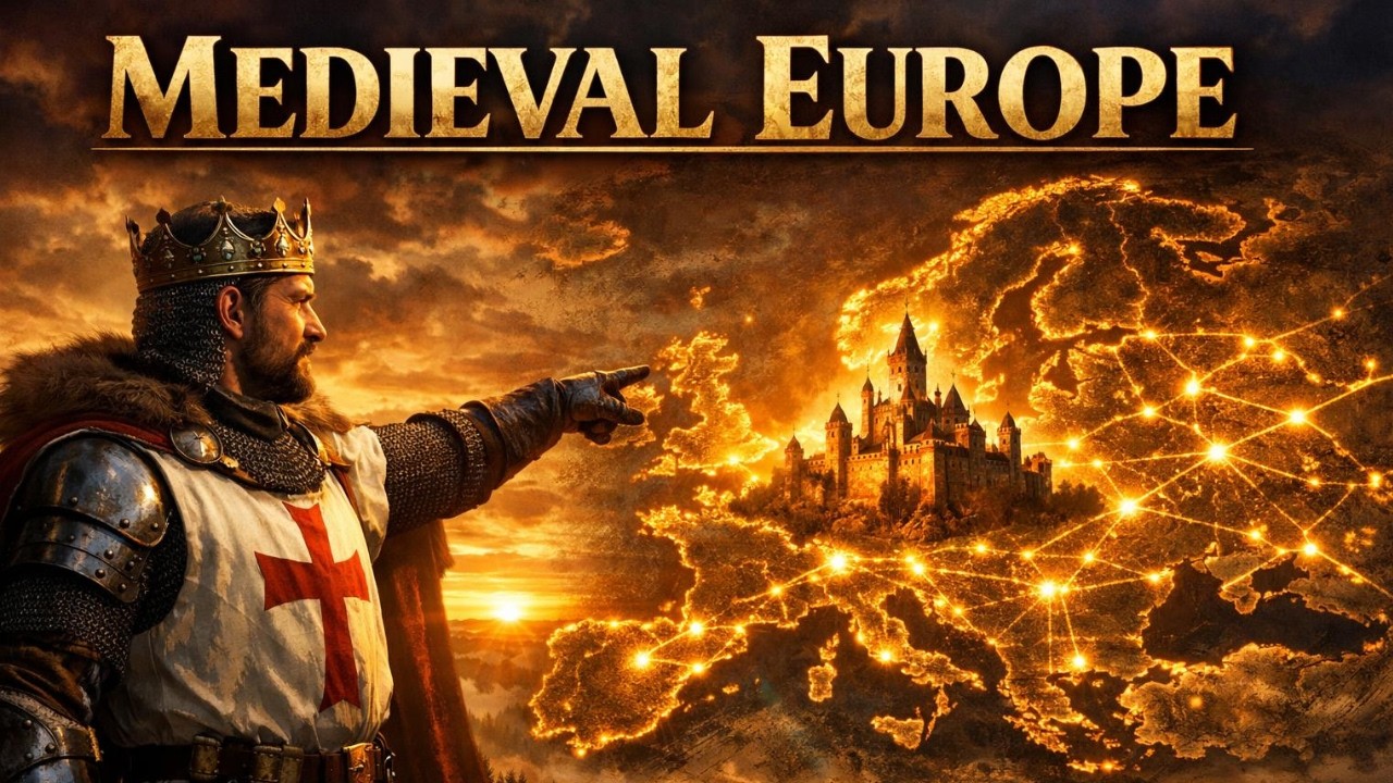 The Entire History of Medieval Europe | Calm History to Fall Asleep To
