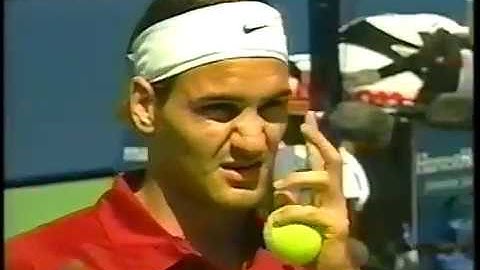 Federer vs Soderling clip Toronto 2004