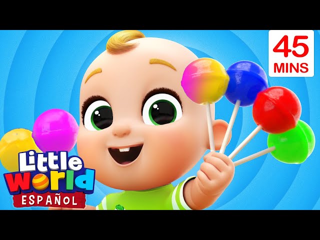 Hoy Aprendemos Los Colores 💛💚💙❤️ | Canciones Infantiles Para Aprender | Little World En Español class=